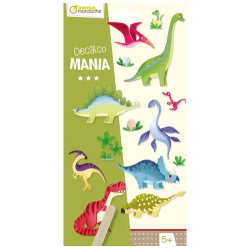 Decalco Mania, Transfer Stickers, Dinosauer
