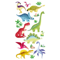 Decalco Mania, Transfer Stickers, Dinosauer