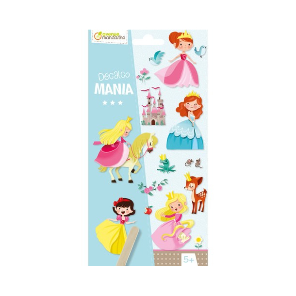 Decalco Mania, Transfer Stickers, Prinsesser