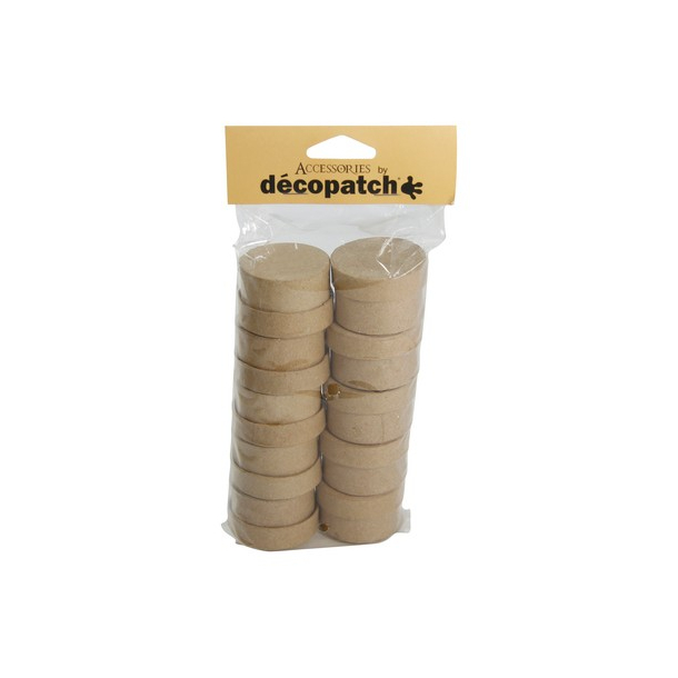 Decopatch, mini ske rund, 12 stk.