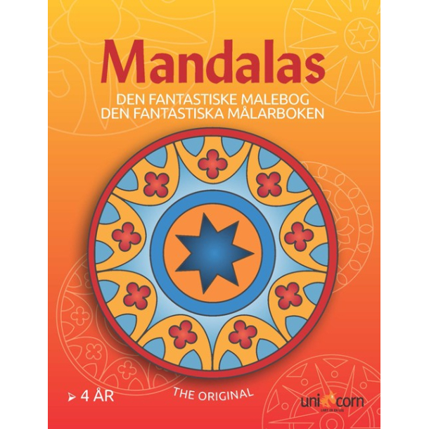 Den Fantastiske Malebog med Mandalas fra 4 r