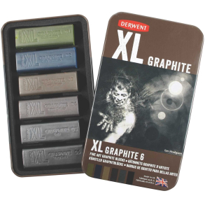 Derwent XL Graphite metalske med 6 stk.