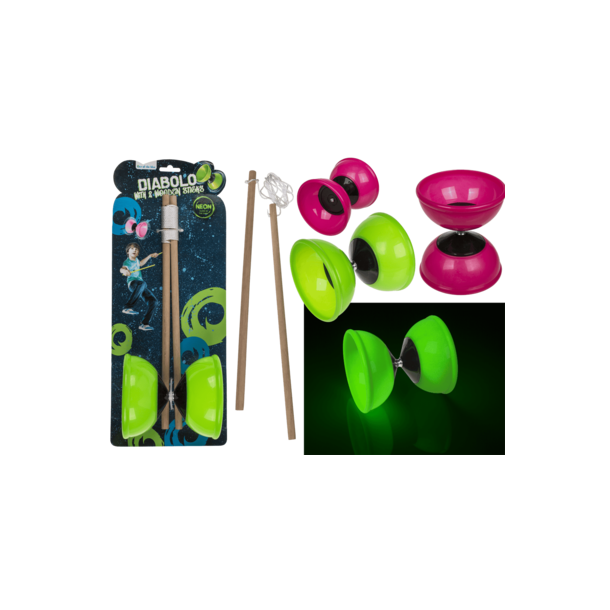 Diabolo - Djvlespil, neonpink