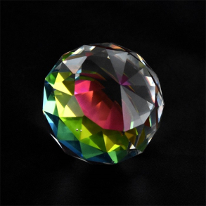 Diamant kugle, farvet