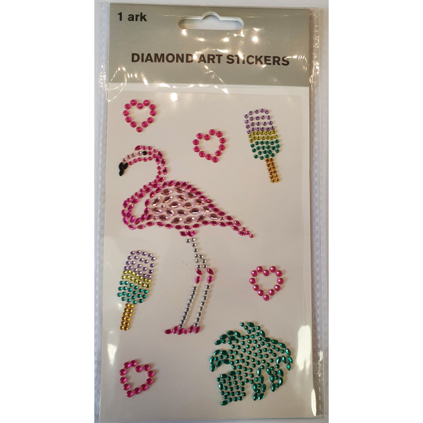 Diamond Art Stickers, Flamingo