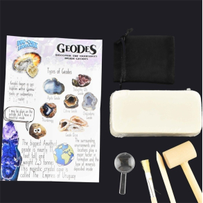 Dig it out and discover - Lilla, Stor Geodes