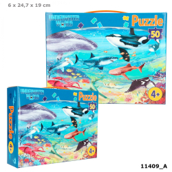 Dino World UNDERWATER Puslespil, 50 brikker