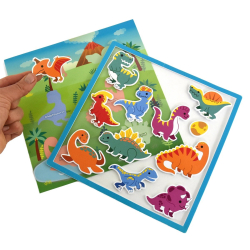 Dinosaur lringspuslespil, 12 dele