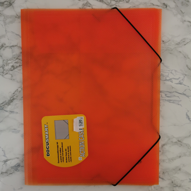 DOCUSMART - Elastikmappe orange