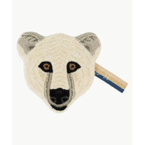 Doing Goods, Kasbah Polar Bear Head Rug