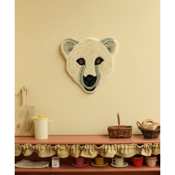 Doing Goods, Kasbah Polar Bear Head Rug