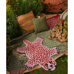 Doing Goods, Pinky Leopard Rug