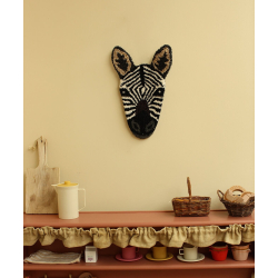 Doing Goods, Stripey Zebra Head Rug