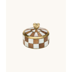 Doing Goods, Woody Checkered Circus Box, Brun