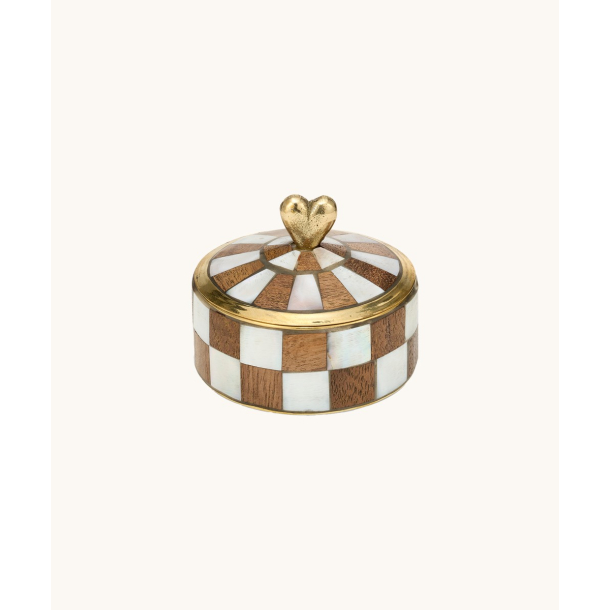 Doing Goods, Woody Checkered Circus Box, Brun