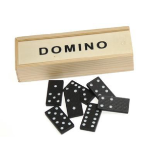 Domino, trbrikker