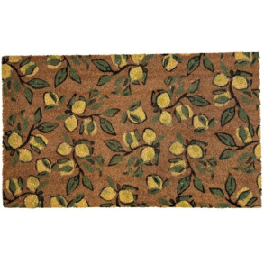Drmtte, Citroner, gul/grn, 45x75 cm