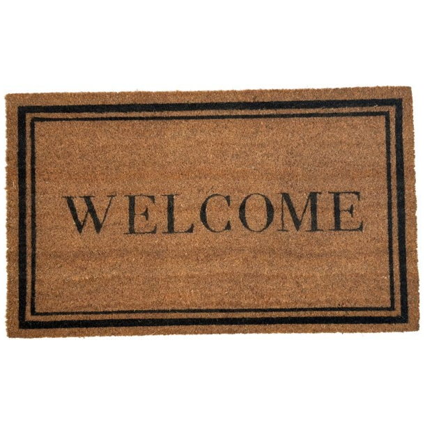 Drmtte, Welcome, black, 45x75 cm