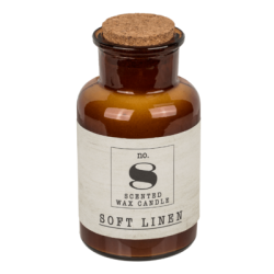 Duftlys i Apotekerglas, Soft Linen