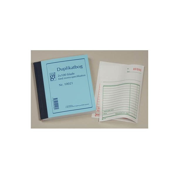 Duplikatbog med talkolonne nr. 10021