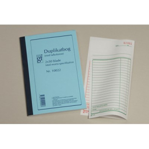 Duplikatbog med talkolonne nr. 10022