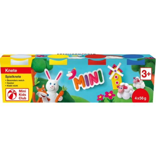 EberhardFaber Modellervoks mini, 4x60g, Basis