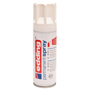 Edding permanent spray hvid mat, 200ml