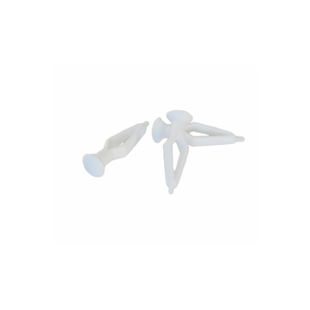 Ekstra clips til 40 + 68 cm plast stjerne hvid, 1 stk