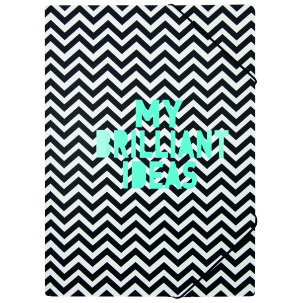 Elastikmappe Zig Zig 'My Brilliant Ideas' A4