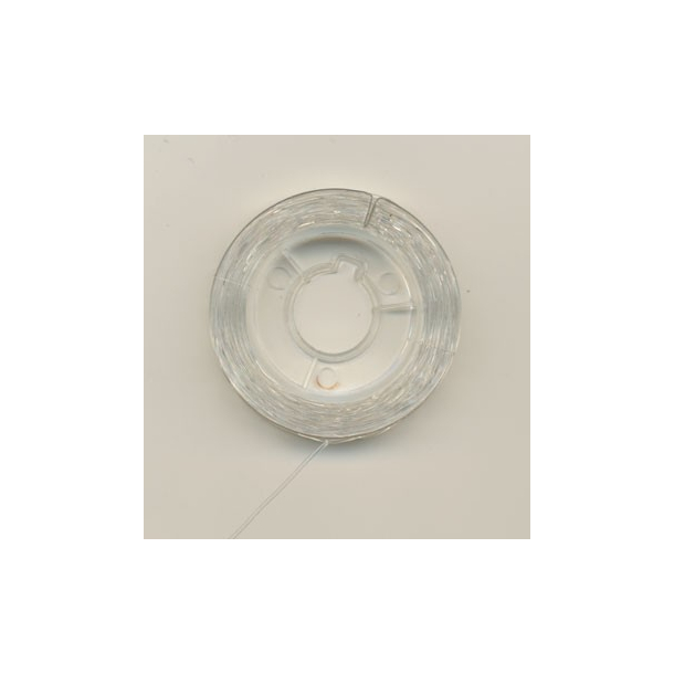 Elastisk smykketrd, 0,8mm x 10m, klar 