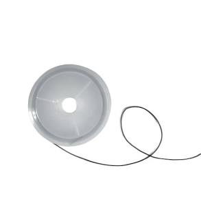 Elastisk smykketrd, 0,8mm x 10m, sort