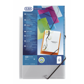 Elba Polyvision Elastikmappe, klar