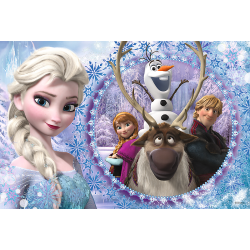 Elsa og venner, 60 brikker