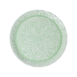 Emalje bakke, Salvie grn,  36cm