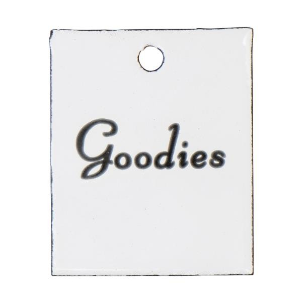 Emalje skilt, Goodies, lille