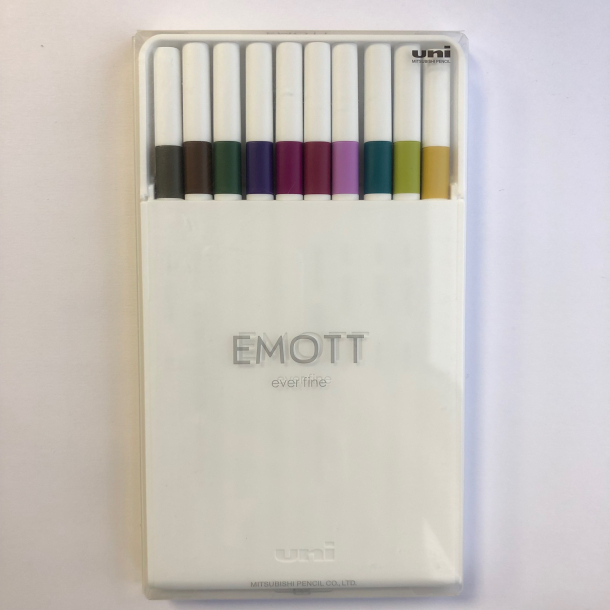 EMOTT fineliner, 10 farver, No. 3
