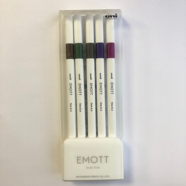 EMOTT fineliner, 5 farver, No. 3