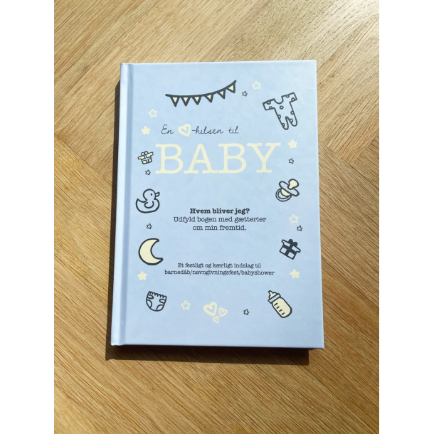 En hjertelig hilsen til baby, lysebl