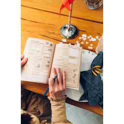 En hjertelig hilsen til baby, lysebl