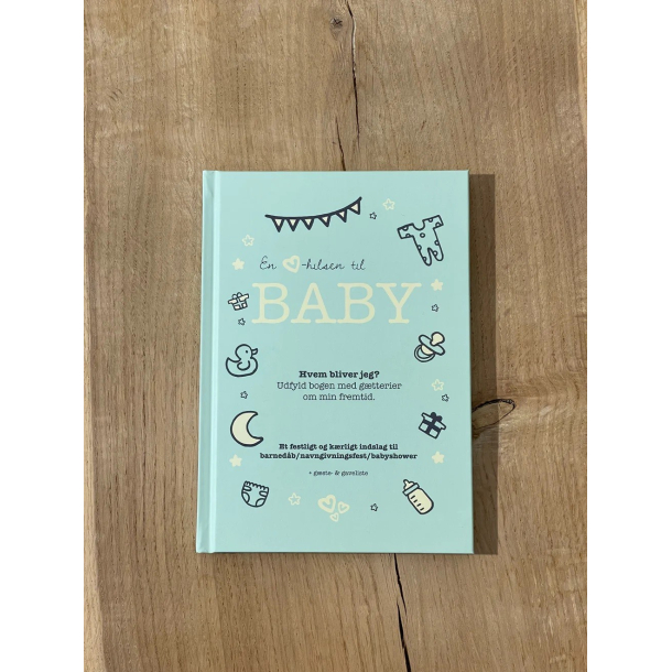 En hjertelig hilsen til baby, pastel grn