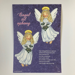 Engel til ophng, hvid due