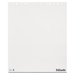 Esselte Flipoverblok, 25 ark, 72x85, ulinieret, 80g