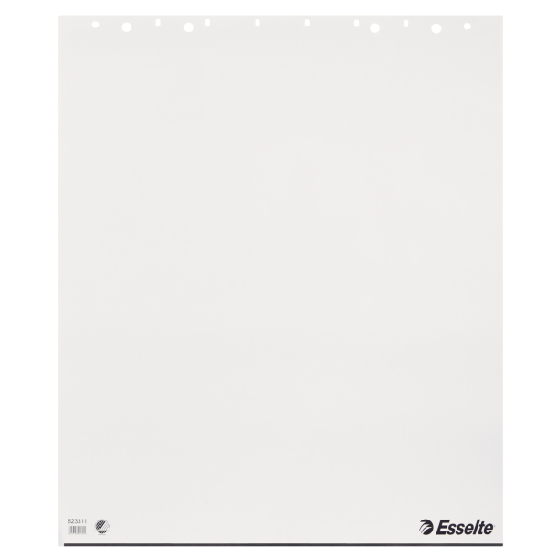 Esselte Flipoverblok, 25 ark, 72x85, ulinieret, 80g