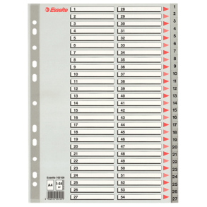Esselte Register 1-54 A4, gr