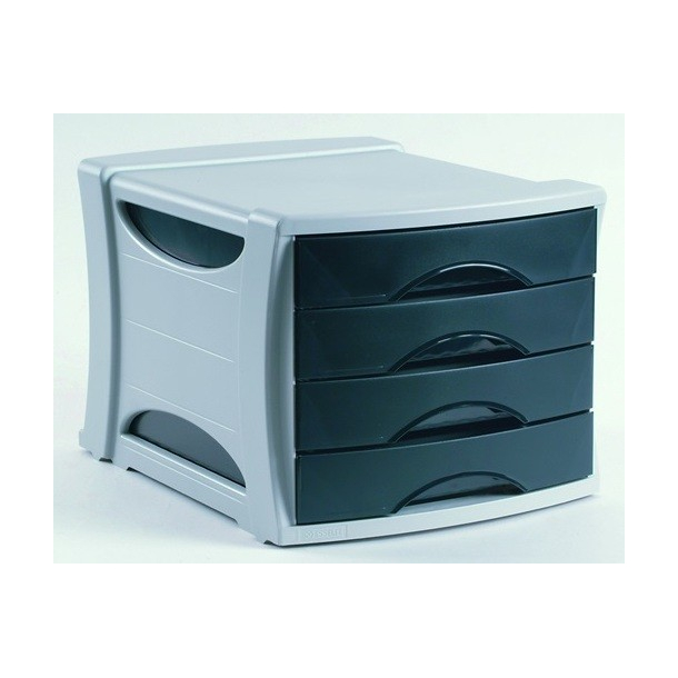 Esselte skuffekabinet, sort/gr