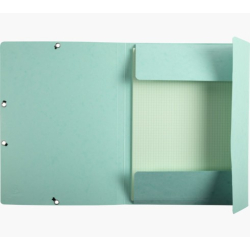 Exacompta elastikmappe + flash cards, A5, pastelgrn