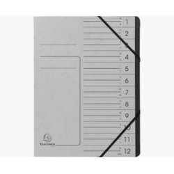 Exacompta elastiksorteringsmappe, A4 gr