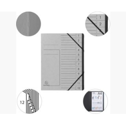 Exacompta elastiksorteringsmappe, A4 gr