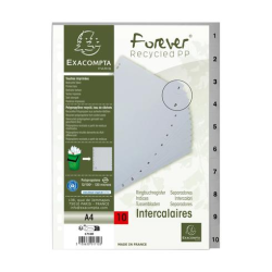 Exacompta faneblade / register 1-10