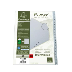 Exacompta faneblade / register 1-20